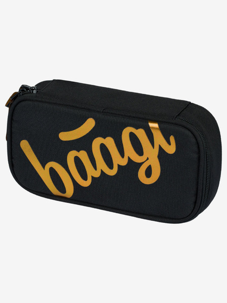 BAAGL  Crna školska pernica Baagl Metallic Bronze