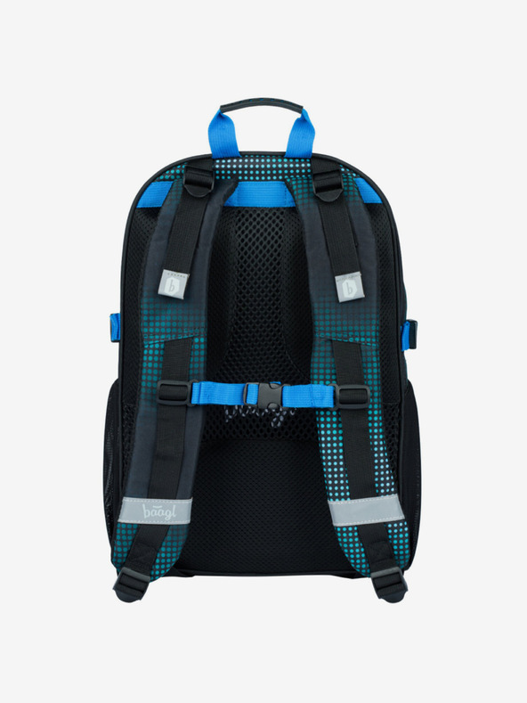 BAAGL  Zeleni školski ruksak Baagl Core Football player