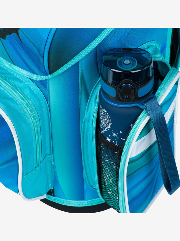 BAAGL  Ergo plavi školski set - aktovka, pernica, torba Baagl Butterfly