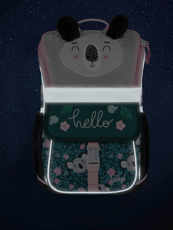 BAAGL  Green Zippy školski set - aktovka, pernica, torba Baagl Baby Koala