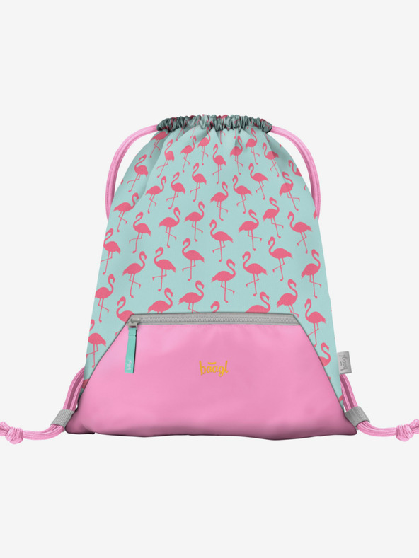 BAAGL  Zippy roza školski set - aktovka, pernica, torba Baagl Flamingo