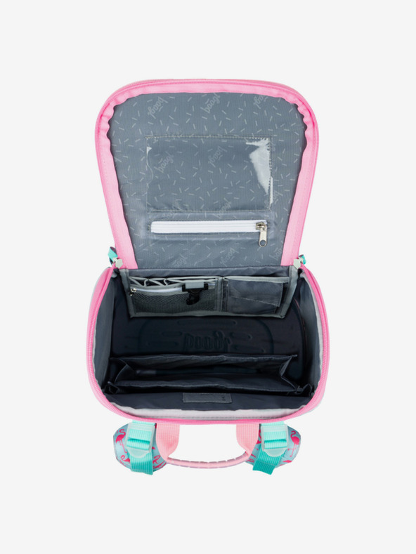BAAGL  Zippy roza školski set - aktovka, pernica, torba Baagl Flamingo