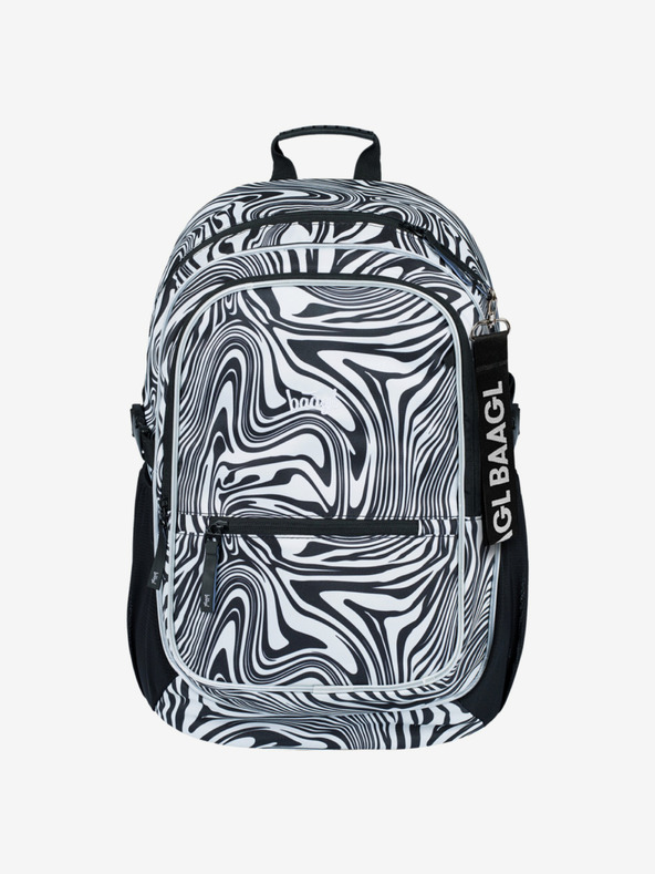 BAAGL  Crni školski set - ruksak, pernica, torba Baagl Core Mixture