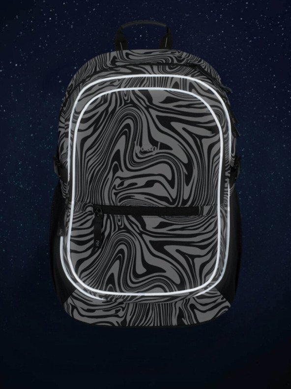 BAAGL  Crni školski set - ruksak, pernica, torba Baagl Core Mixture