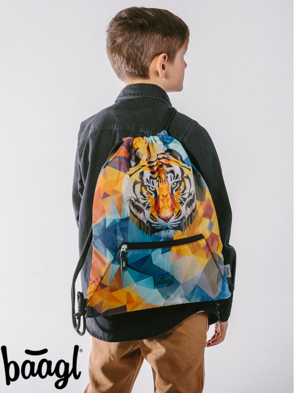 BAAGL  Baagl Tiger narančasta džepna torba