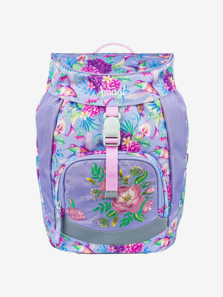 BAAGL  Ljubičasti prozračni školski ruksak Baagl Hummingbird