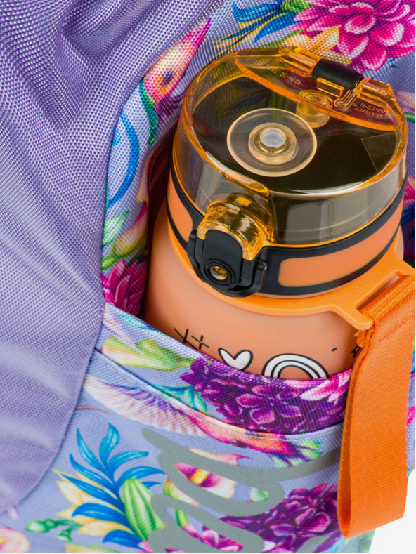 BAAGL  Ljubičasti prozračni školski ruksak Baagl Hummingbird