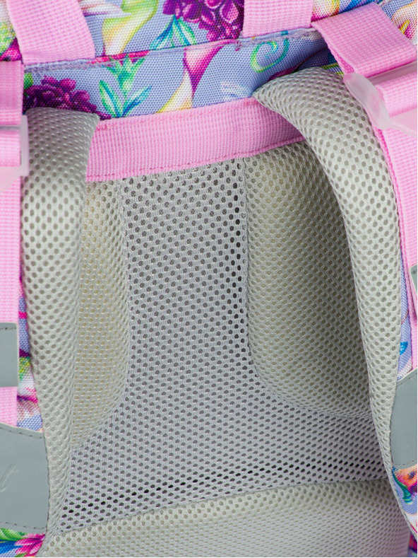 BAAGL  Ljubičasti prozračni školski ruksak Baagl Hummingbird