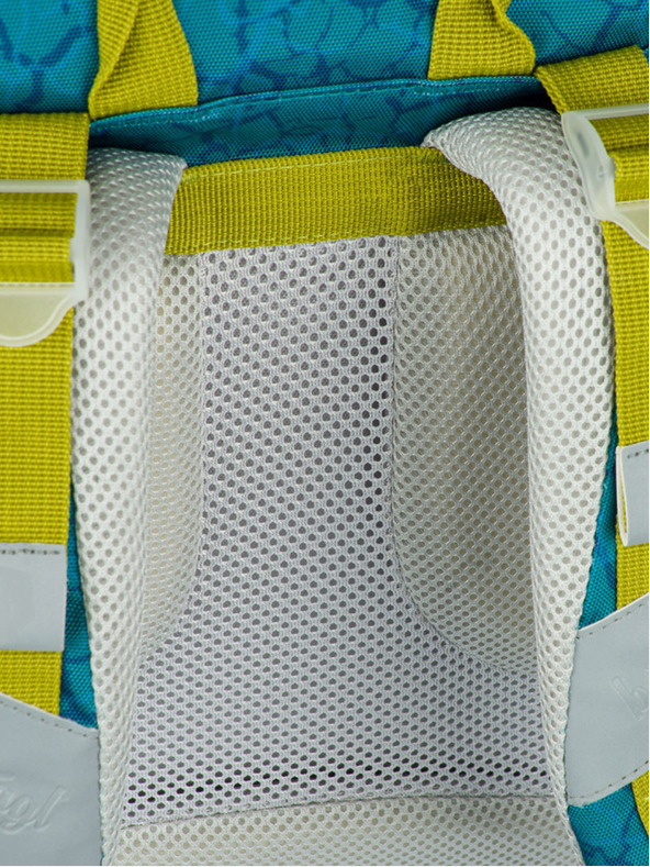 BAAGL  Zeleni prozračni školski ruksak Baagl T-Rex