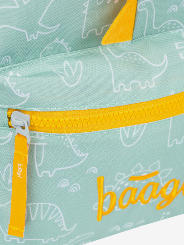 BAAGL  Zeleni Baagl Dino predškolski ruksak