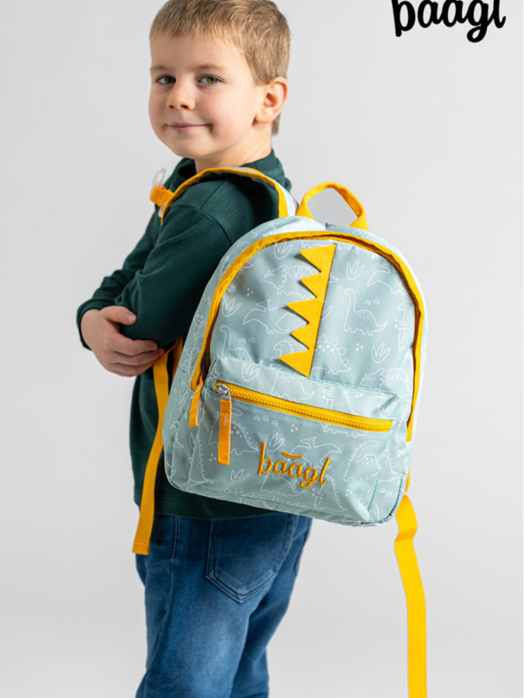 BAAGL  Zeleni Baagl Dino predškolski ruksak