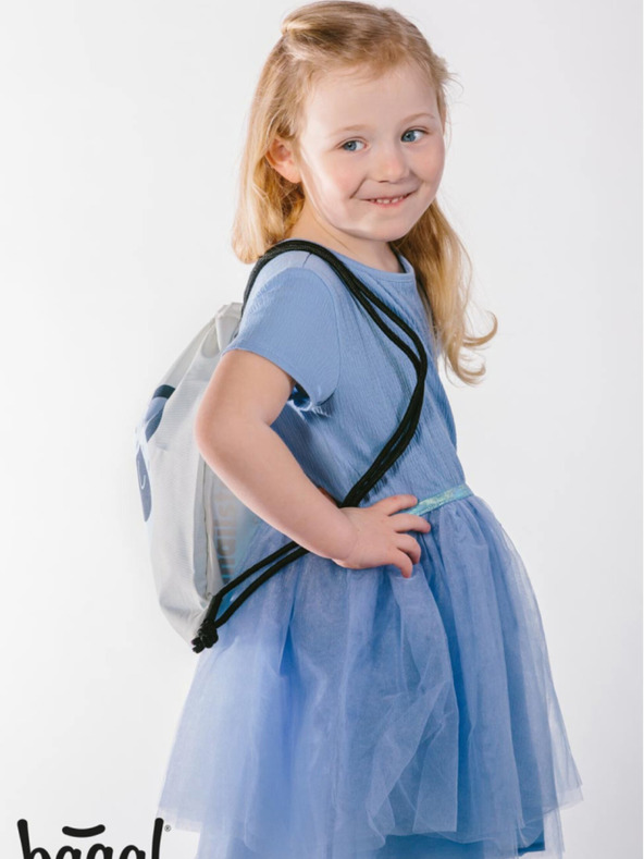 BAAGL  Siva predškolska torba Baagl Panda