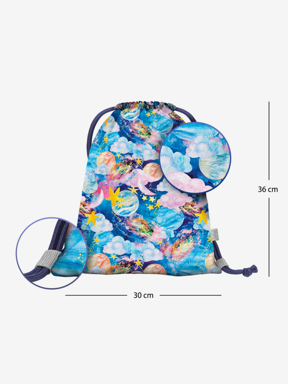 BAAGL  Predškolska torba Blue Baagl Stars