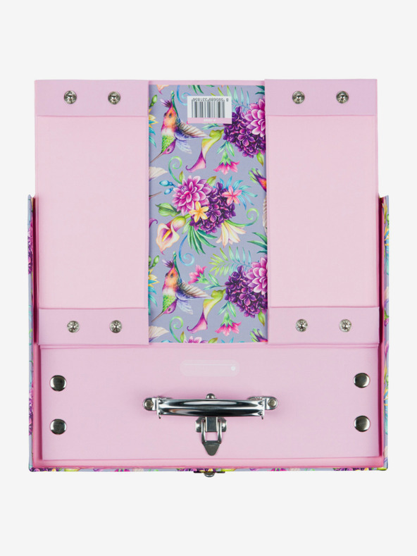 BAAGL  Ljubičasta sklopiva školska torbica s okovom Baagl Hummingbird