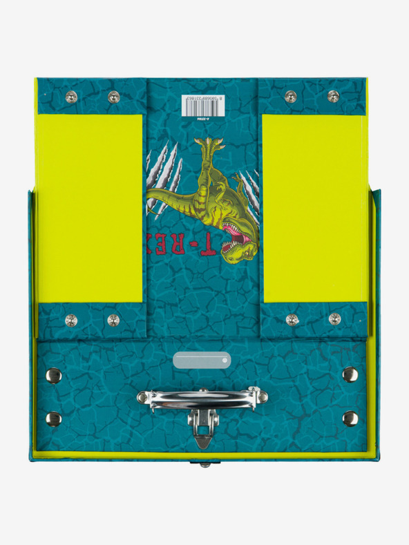 BAAGL  Zelena sklopiva školska torba s Baagl T-Rex dodacima