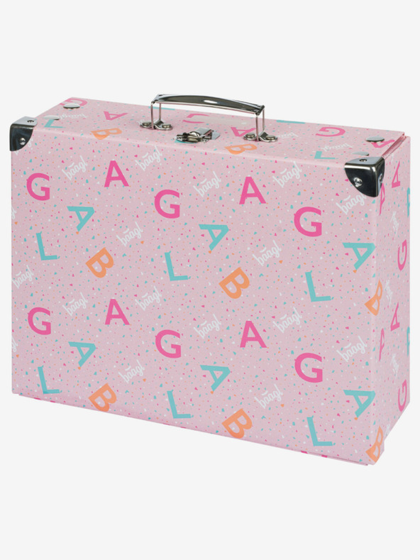 BAAGL  Ružičasta sklopiva školska torba s okovom Baagl logotipa