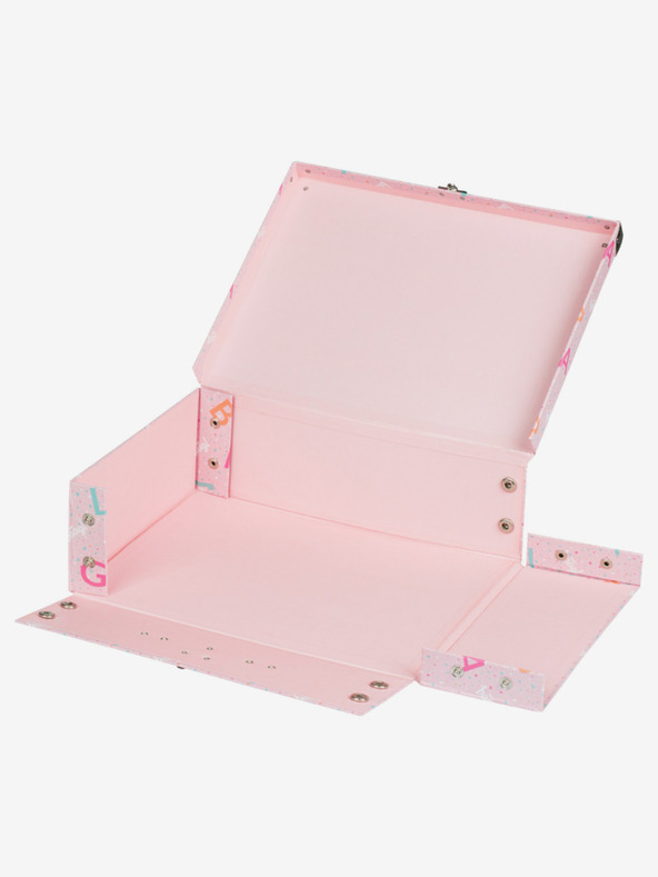 BAAGL  Ružičasta sklopiva školska torba s okovom Baagl logotipa