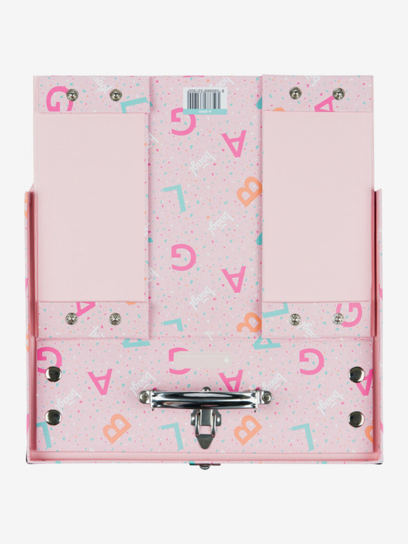 BAAGL  Ružičasta sklopiva školska torba s okovom Baagl logotipa