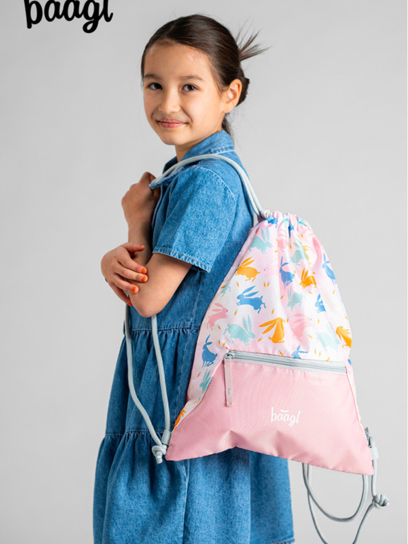 BAAGL  Ružičasta džepna torba Baagl Bunny