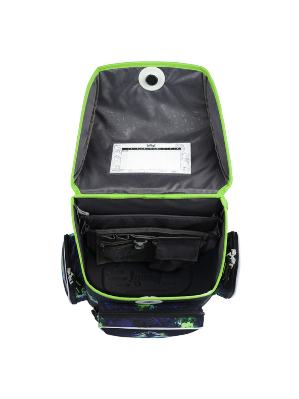 BAAGL  Zelena školska torba Ergo Baagl Football Player