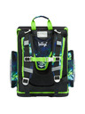 BAAGL  Zelena školska torba Ergo Baagl Football Player