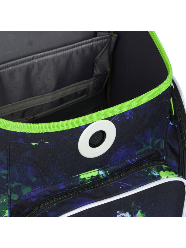 BAAGL  Zelena školska torba Ergo Baagl Football Player