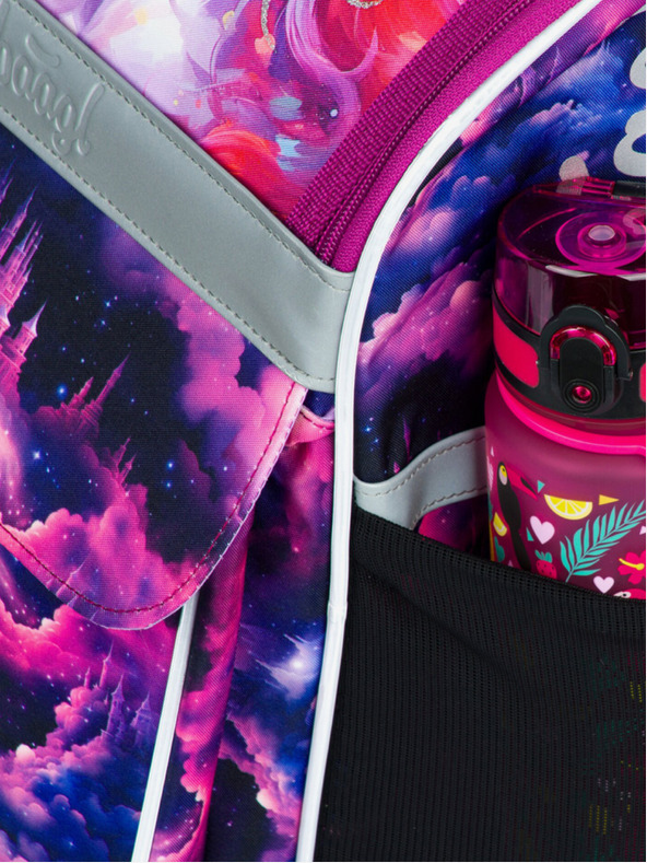 BAAGL  Ljubičasta školska torba Zippy Baagl Unicorn Kingdom