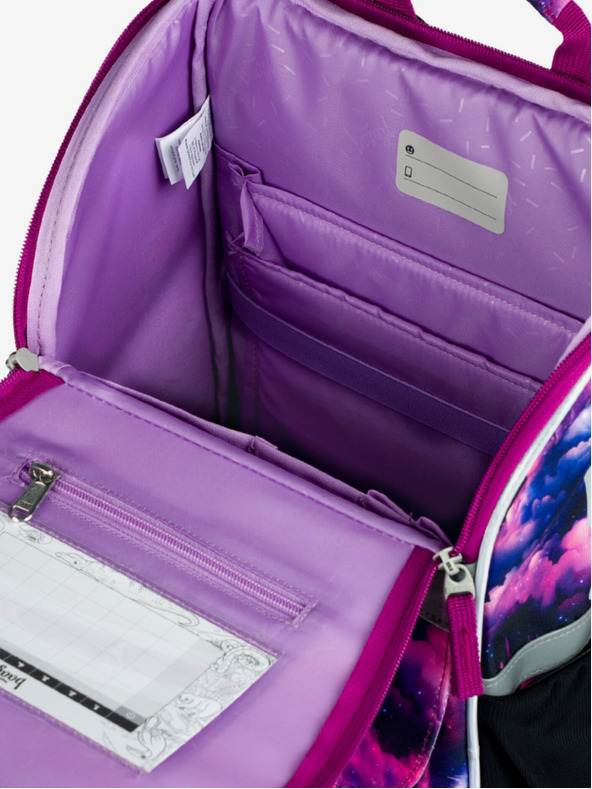 BAAGL  Ljubičasta školska torba Zippy Baagl Unicorn Kingdom