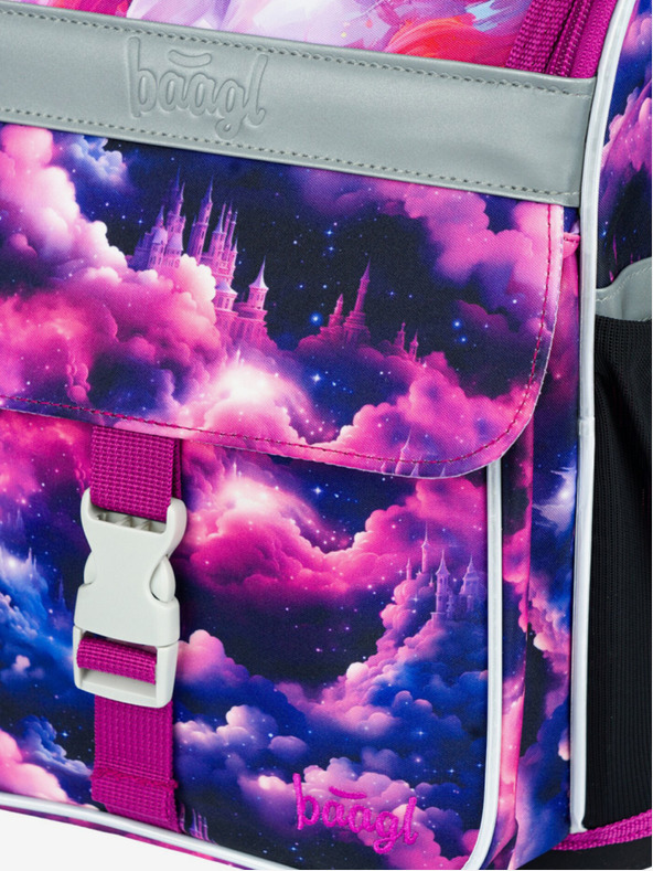BAAGL  Ljubičasta školska torba Zippy Baagl Unicorn Kingdom