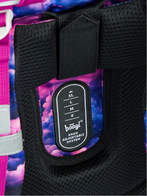 BAAGL  Ljubičasta školska torba Zippy Baagl Unicorn Kingdom