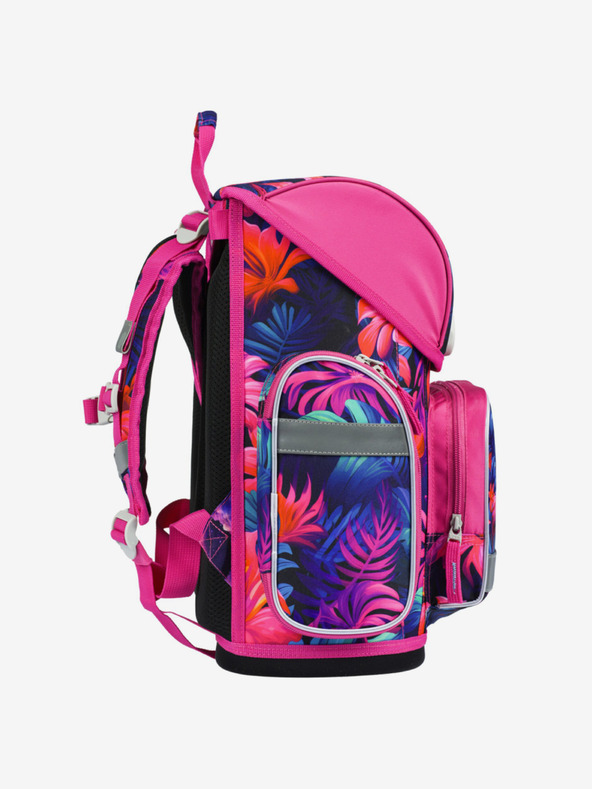 BAAGL  Ergo roza školski set - aktovka, pernica, torba Baagl Flamingos