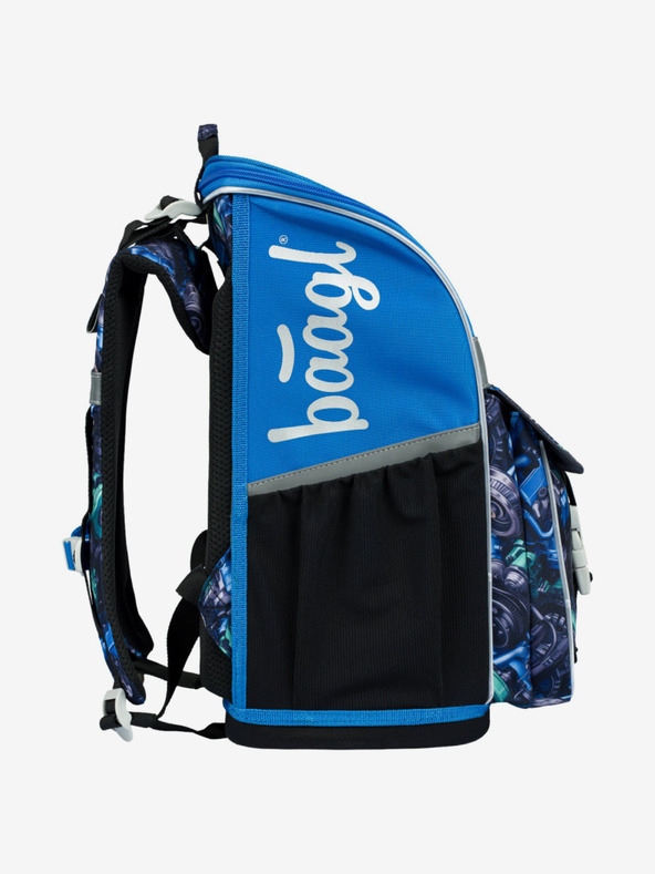 BAAGL  Crni Zippy školski set - aktovka, pernica, torba Baagl Racing car