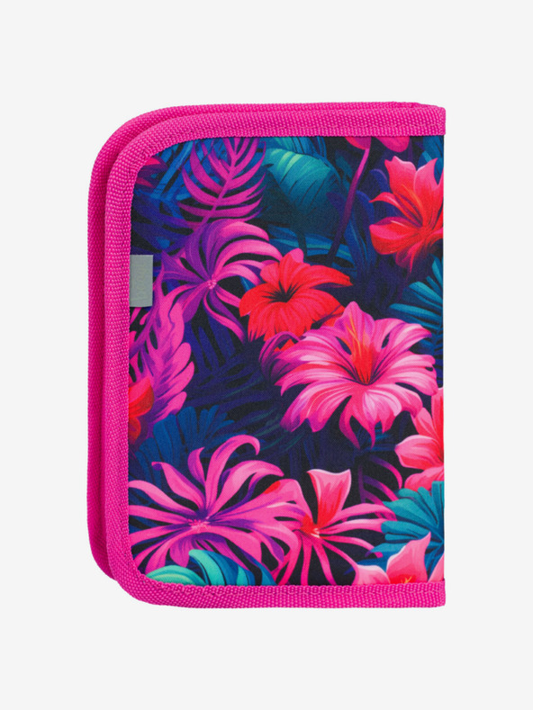 BAAGL  Baagl ružičasta jednoslojna školska pernica Flamingos