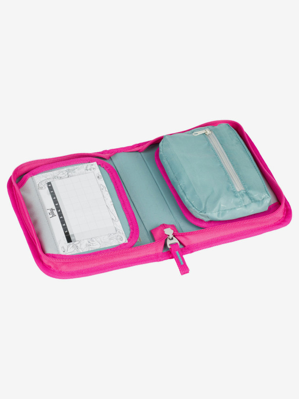 BAAGL  Baagl ružičasta jednoslojna školska pernica Flamingos