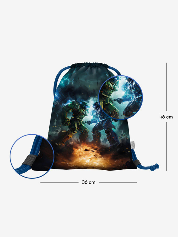 BAAGL  Baagl Roboti crna torba