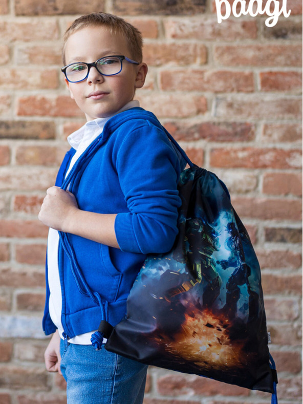 BAAGL  Baagl Roboti crna torba