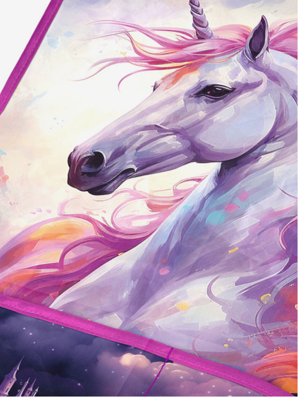 BAAGL  Dječja pregača Baagl Unicorn Kingdom ljubičasta