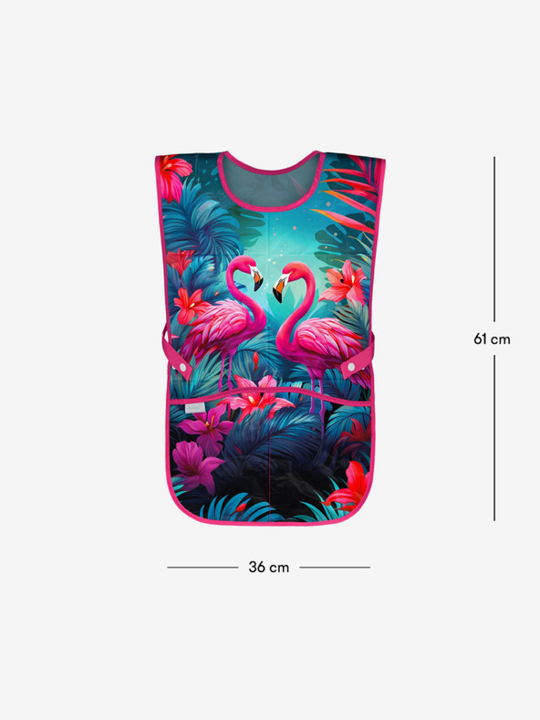 BAAGL  Ružičasta dječja pregača Baagl Flamingos
