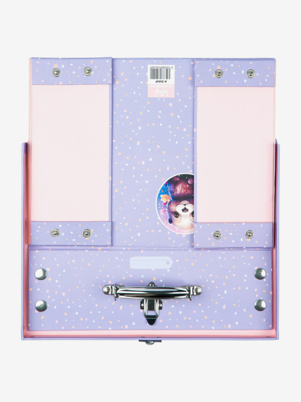 BAAGL  Ljubičasta sklopiva školska torba s okovom Baagl Pets