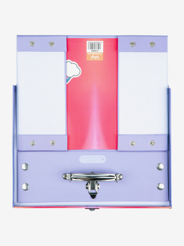 BAAGL  Crvena sklopiva školska torba s dodacima Baagl Hippie