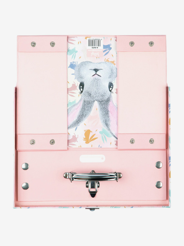 BAAGL  Ružičasta sklopiva školska torba s okovom Baagl Bunny