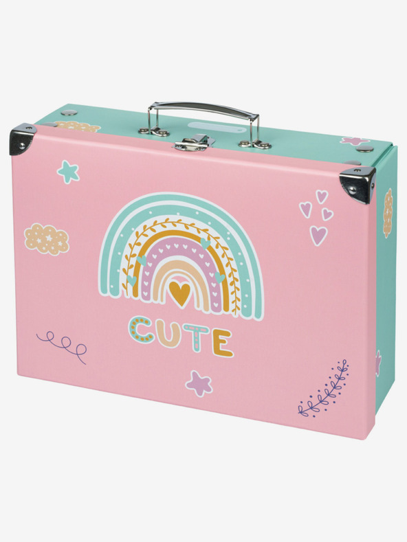 BAAGL  Ružičasta sklopiva školska torba s okovom Baagl Duha