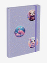 BAAGL  Ljubičaste ploče za školske bilježnice A4 Baagl Pets