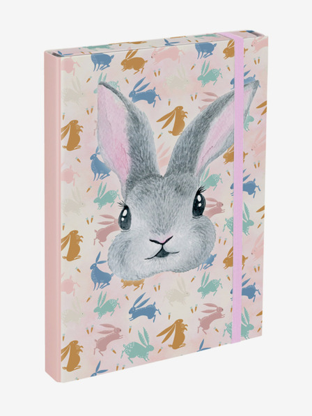 BAAGL  Ploče za školske bilježnice Baagl Bunny Pink A4