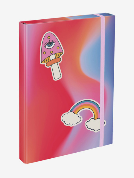 BAAGL  Baagl Hippie Red A4 školske ploče za bilježnice