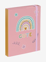 BAAGL  Ružičaste ploče za školske bilježnice A5 Baagl Rainbow