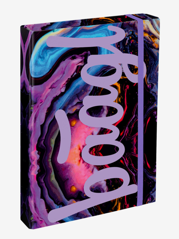 BAAGL  Školske bilježnice Baagl Jumbo Marble A4 ljubičaste boje