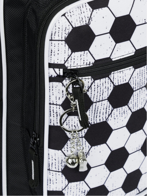 BAAGL  Crni školski ruksak Baagl Cubic Goal