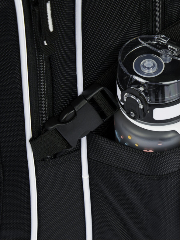 BAAGL  Crni školski ruksak Baagl Cubic Goal