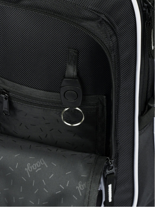 BAAGL  Crni školski ruksak Baagl Cubic Goal